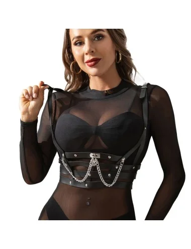 SUBBLIME - HARNAIS CORSET AVEC CHAÎNE DÉTAIL TAILLE UNIQUE