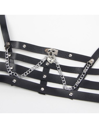 SUBBLIME - HARNAIS CORSET AVEC CHAÎNE DÉTAIL TAILLE UNIQUE