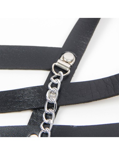SUBBLIME - HARNAIS CORSET AVEC CHAÎNE DÉTAIL TAILLE UNIQUE