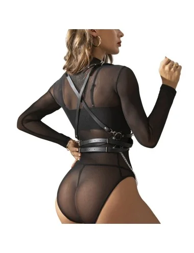 SUBBLIME - HARNAIS AVEC SANGLES ET CHAÎNE DÉTAILS TAILLE UNIQUE