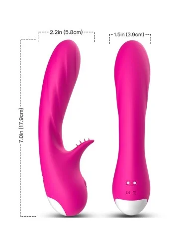 ARMONY - VIBRATEUR ROMANCE AVEC STIMULATEUR FUCHSIA