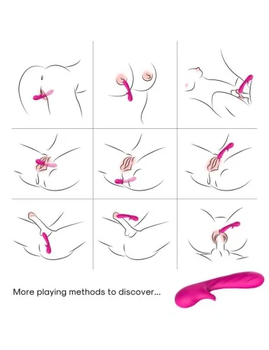 ARMONY - VIBRATEUR ROMANCE AVEC STIMULATEUR FUCHSIA