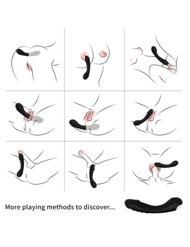 ARMONY - GODE VIBRATEUR POINT G SILICONE NOIR