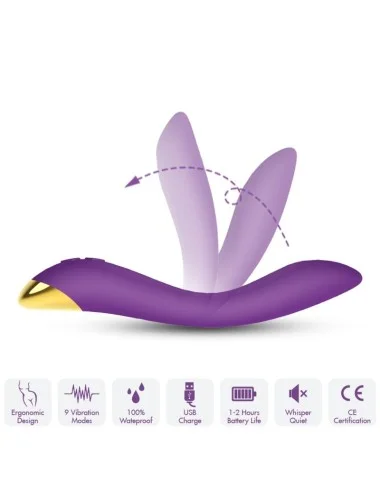 ARMONY - VIBRATEUR FLAMINGO MULTIPOSITION VIOLET