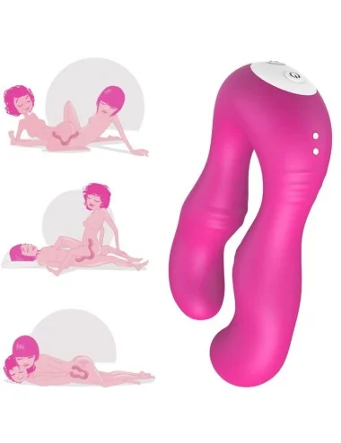 ARMONY - VIBRATEUR SERAPH DOUBLE TÉLÉCOMMANDE FUCHSIA