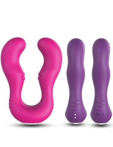 ARMONY - VIBRATEUR SERAPH DOUBLE TÉLÉCOMMANDE FUCHSIA