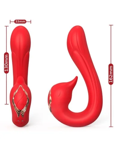 ARMONY - VIBRATEUR DELFIN MULTIPOSITION & EFFET CHALEUR ROUGE