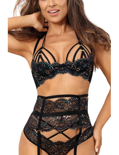 Soutien-gorge dentelle Noir V-10361 - Axami