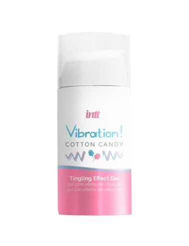 INTT - GEL VIBRATEUR LIQUIDE DE BARBE À PAPA PUISSANT STIMULANT INTIME 15 ML