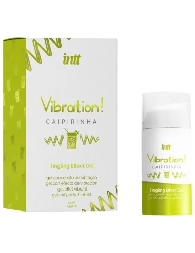 INTT - GEL VIBRATEUR LIQUIDE CAIPIRINHA PUISSANT STIMULANT INTIME 15 ML