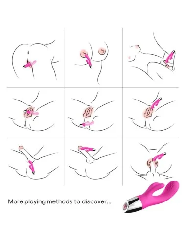 ARMONY - VIBRATEUR LAPIN FUCHSIA