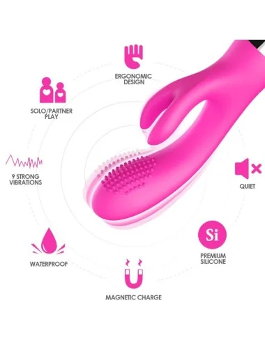 ARMONY - VIBRATEUR LAPIN FUCHSIA