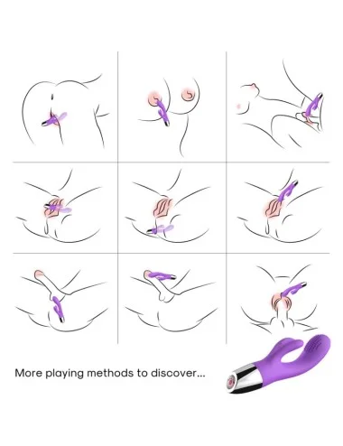 ARMONY - VIBRATEUR LAPIN VIOLET