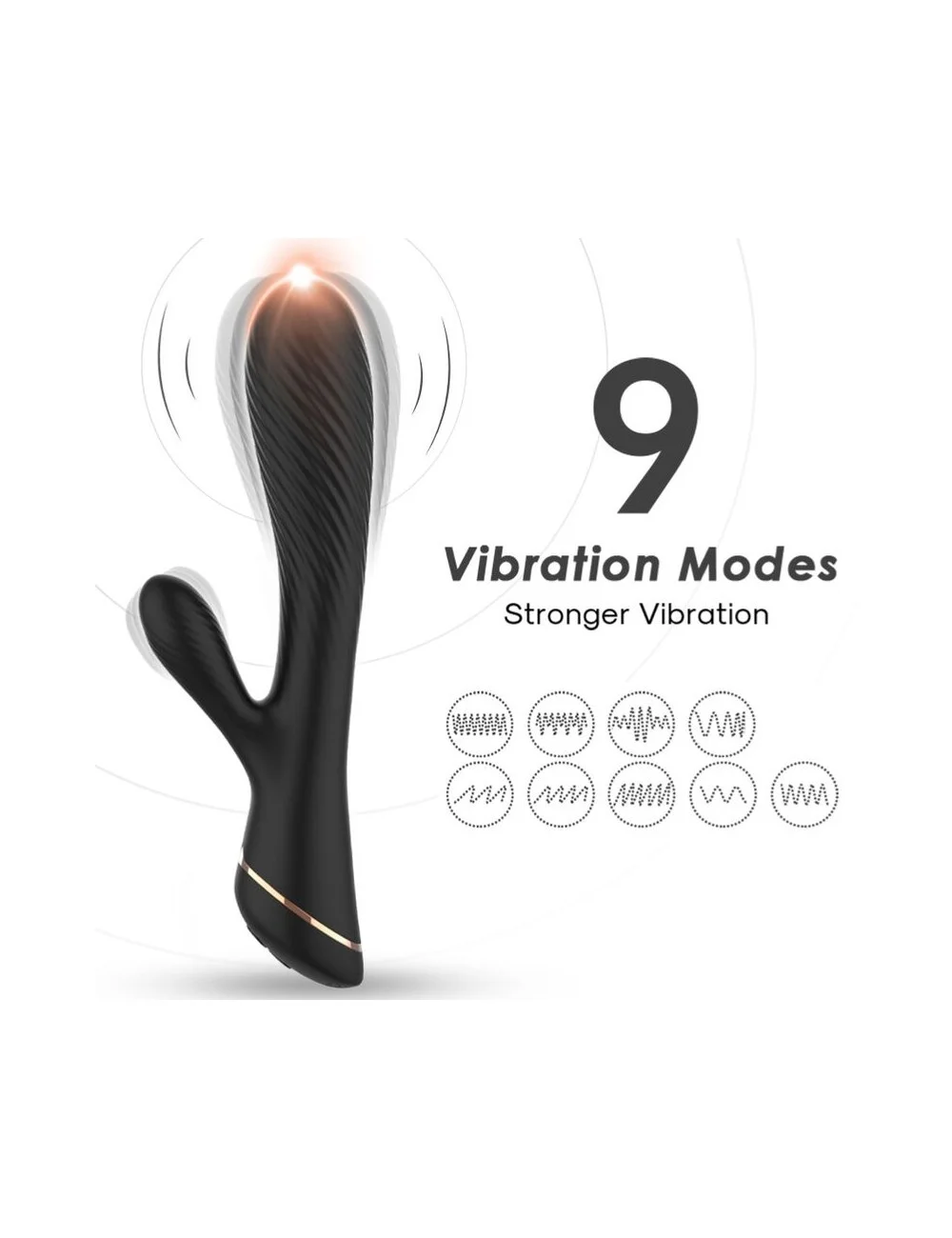 ARMONY - VIBRATEUR LAPIN SILICONE NOIR ARMONY - VIBRATEUR LAPIN SILICONE NOIR