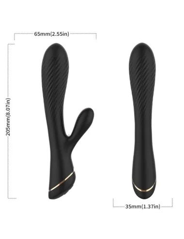 ARMONY - VIBRATEUR LAPIN SILICONE NOIR