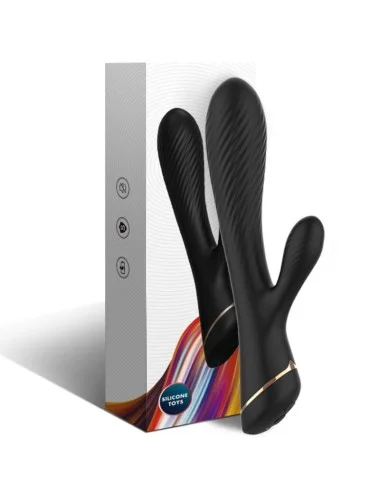 ARMONY - VIBRATEUR LAPIN SILICONE NOIR