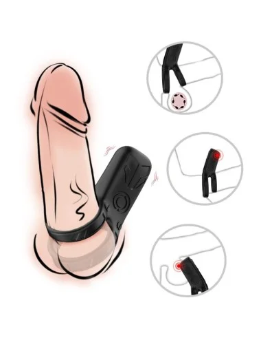 ARMONY - VIBRATEUR DOUBLE ANNEAU NOIR