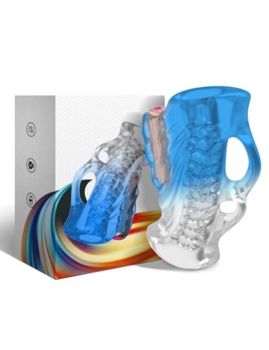ARMONY - MASTURBATEUR DOIGT & VIBRATEUR BLEU GRADIENT