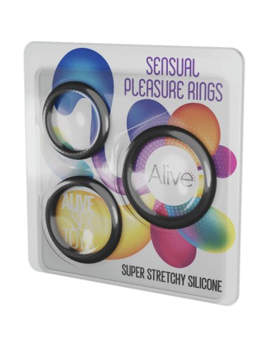 ALIVE - KIT TROIS ANNEAUX DE PLAISIR SENSUELLE