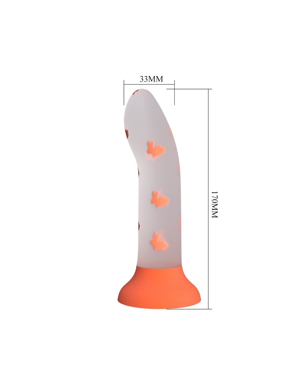 PRETTY LOVE - GODE MAGIQUE NIGHTFALL SANS VIBRATION ORANGE LUMINEUX PRETTY LOVE - GODE MAGIQUE NIGHTFALL SANS VIBRATION ORANGE LUMINEUX