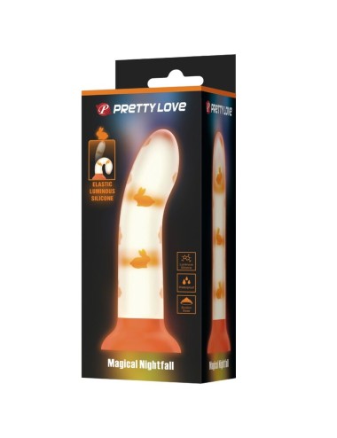 PRETTY LOVE - GODE MAGIQUE NIGHTFALL SANS VIBRATION ORANGE LUMINEUX