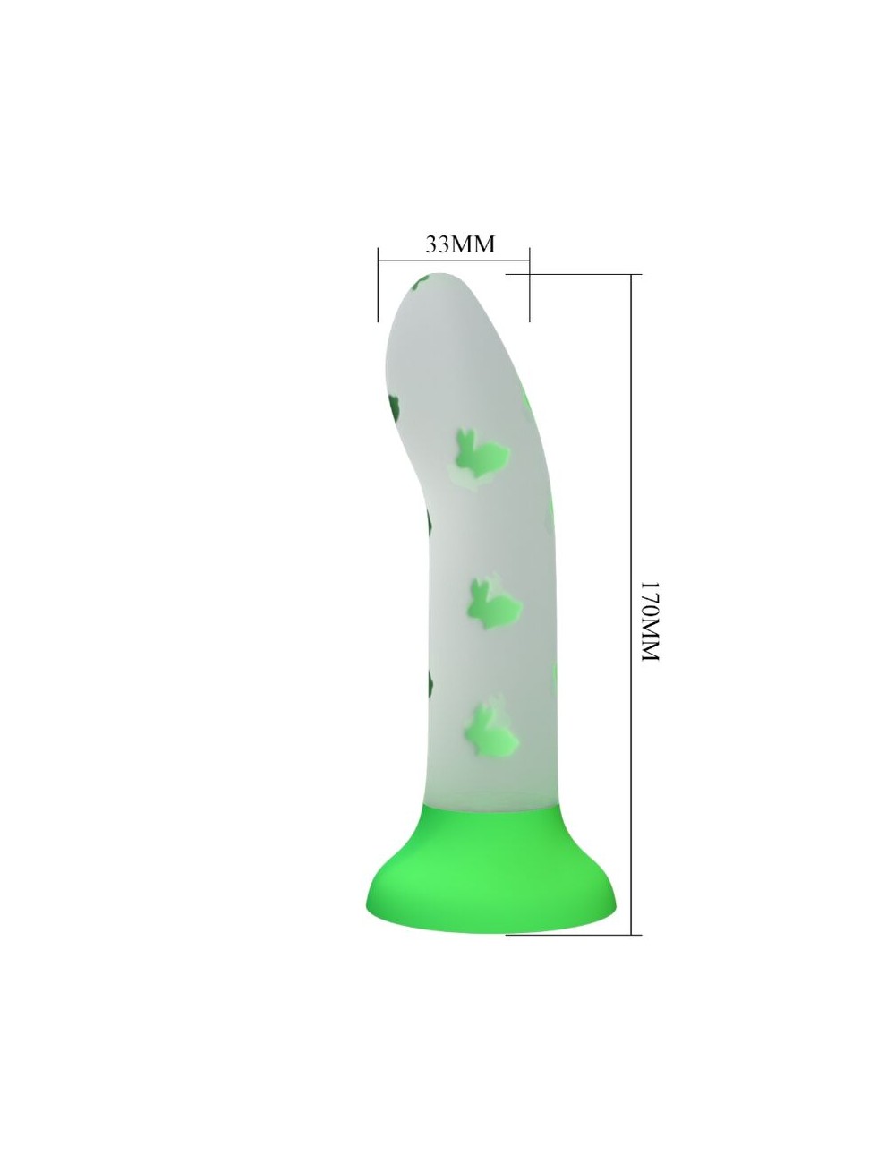 PRETTY LOVE - GODE MAGIQUE NIGHTFALL SANS VIBRATION VERT LUMINEUX PRETTY LOVE - GODE MAGIQUE NIGHTFALL SANS VIBRATION VERT LUMINEUX