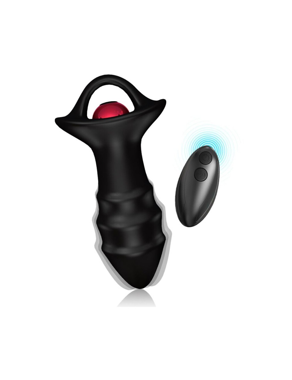 ARMONY - VIBRATEUR À DOIGTS KYLIN ET TÉLÉCOMMANDE DE PLUG ANAL NOIR