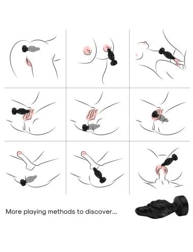 ARMONY - VIBRATEUR & PLUG ANAL TÉLÉCOMMANDE NOIR