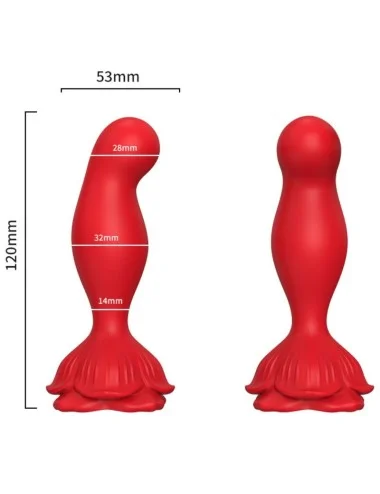 ARMONY - VIBRATEUR ROSE & PLUG ANAL TÉLÉCOMMANDE ROUGE