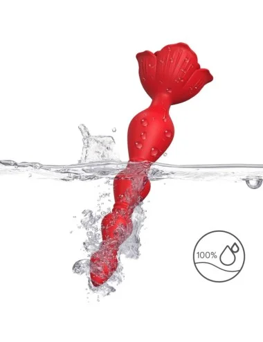 ARMONY - VIBRATEUR ROSE PAGODE & PLUG ANAL ROUGE