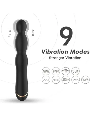 ARMONY - VIBRATEUR BAMBU RÉGLABLE NOIR