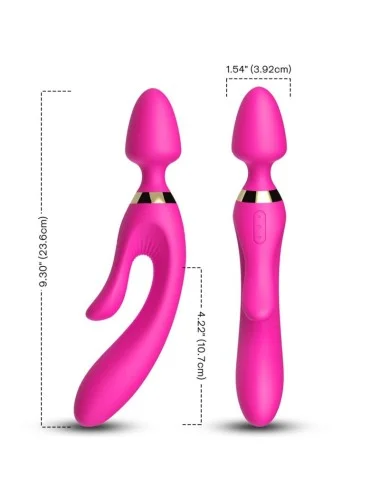 ARMONY - MASSEUR & VIBRATEUR LAPIN FUCHSIA