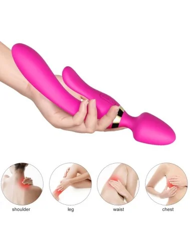 ARMONY - MASSEUR & VIBRATEUR LAPIN FUCHSIA