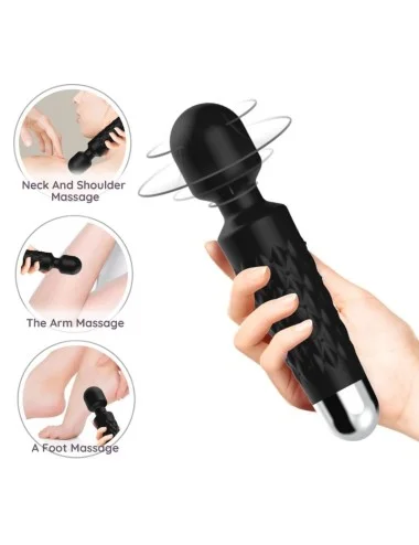 ARMONY - MASSEUR ET VIBRATEUR POSTMAN TÊTE SUPER FLEXIBLE NOIR