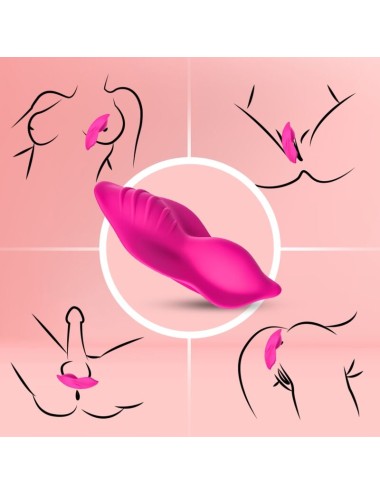 ARMONY - WHISPER WEARABLE PANTIES VIBRATEUR TÉLÉCOMMANDE FUCHSIA