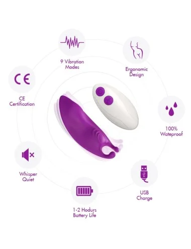 ARMONY - HONEYBEE WEARABLE PANTIES VIBRATEUR G-SPOT TÉLÉCOMMANDE FUCHSIA