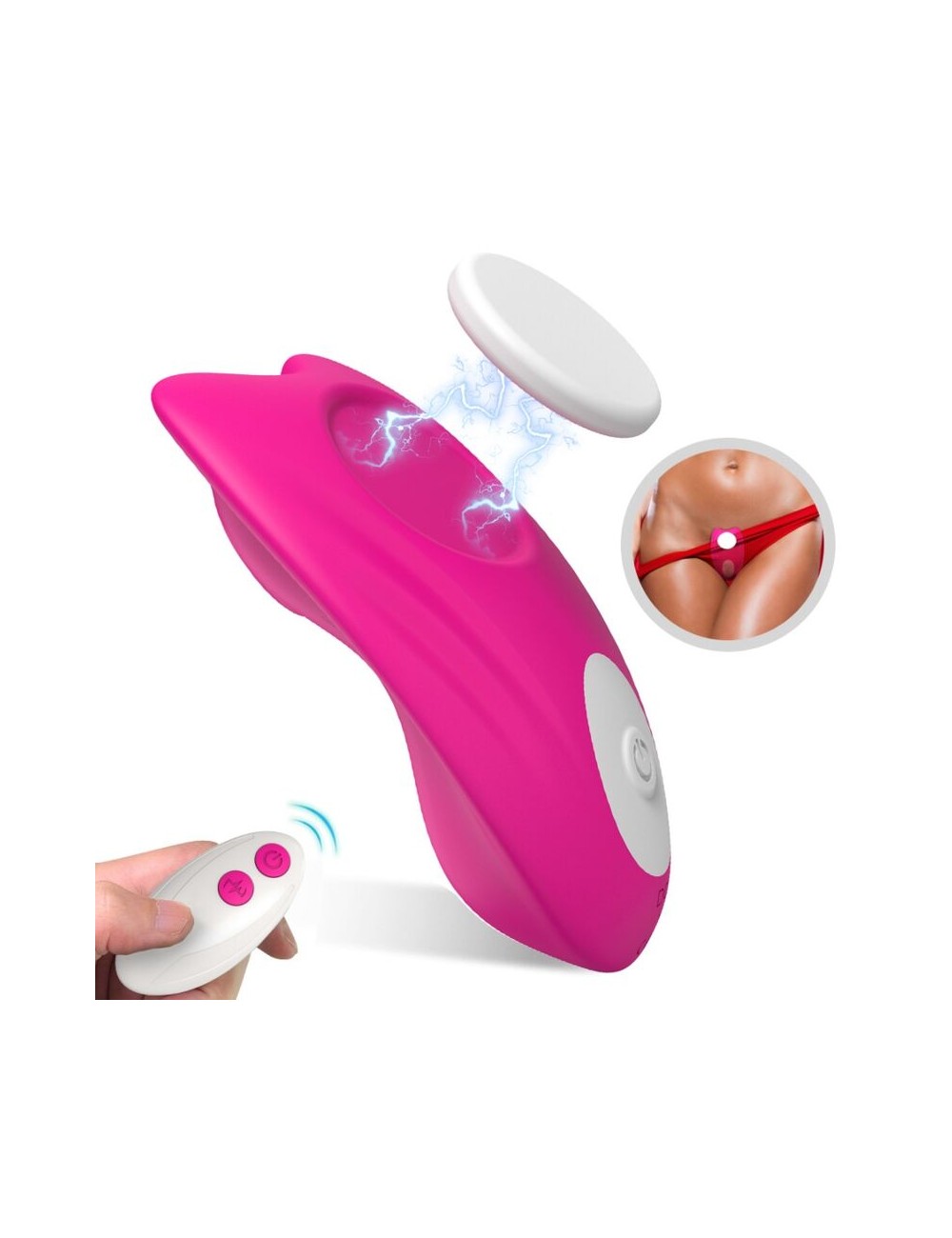ARMONY - CULOTTE PORTABLE PAPILLON VIBRATEUR TÉLÉCOMMANDE ROSE ARMONY - CULOTTE PORTABLE PAPILLON VIBRATEUR TÉLÉCOMMANDE ROSE