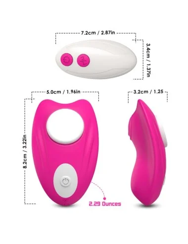 ARMONY - CULOTTE PORTABLE PAPILLON VIBRATEUR TÉLÉCOMMANDE ROSE