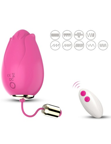 ARMONY - VIBRATEUR MANDALA EGG TÉLÉCOMMANDE G-SPOT FUCHSIA