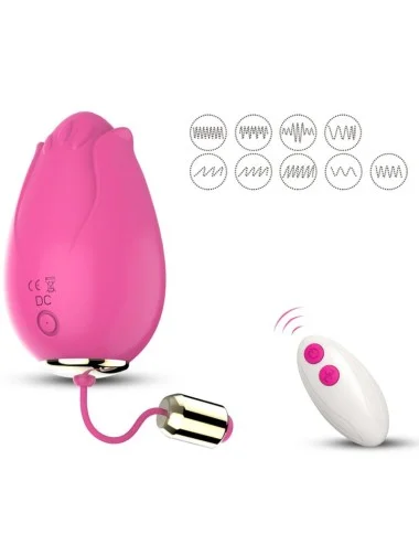 ARMONY - VIBRATEUR MANDALA EGG TÉLÉCOMMANDE G-SPOT FUCHSIA