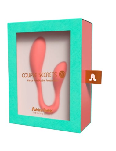 ADRIEN LASTIC - COUPLE SECRETS II DOUBLE STIMULATION ROSE + APPLICATION GRATUITE