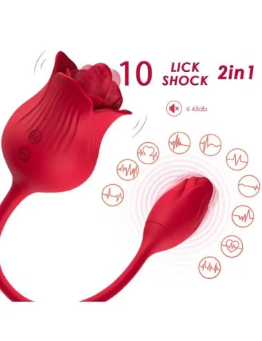 ARMONY - VIBRATEUR ROSE CON COLA ROUGE