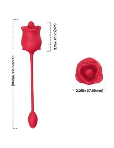 ARMONY - STIMULATEUR ROSE & VIBRATEUR COLA ROUGE