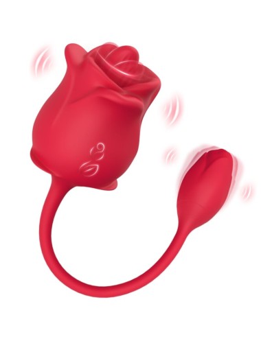 ARMONY - STIMULATEUR ROSE & VIBRATEUR COLA ROUGE