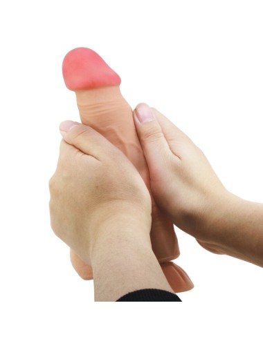 PRETTY LOVE - SÉRIE SLIDING SKIN GODE RÉALISTE AVEC VENTOUSE SLIDING SKIN FLESH 21