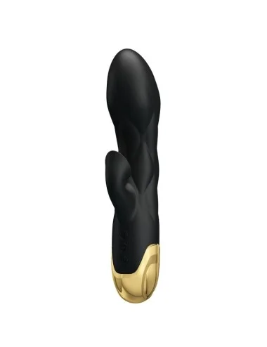 PRETTY LOVE - VIBRATEUR DE LUXE RECHARGEABLE NOIR PLAQUÉ OR