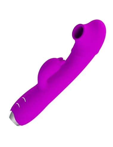 PRETTY LOVE - VIBRATEUR SUCKER RECHARGEABLE REGINA VIOLET