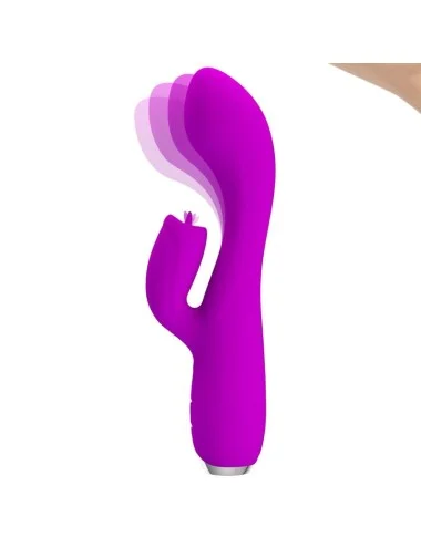 PRETTY LOVE - VIBRATEUR LAPIN RECHARGEABLE GLORIA IMPERMÉABLE VIOLET