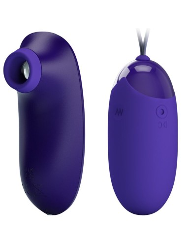 PRETTY LOVE - STIMULATEUR ET OEUF PORTABLE