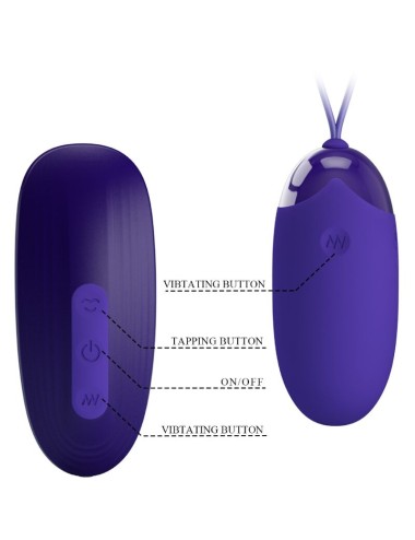 PRETTY LOVE - STIMULATEUR ET OEUF PORTABLE